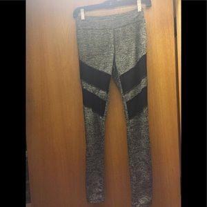 Grey & black leggings